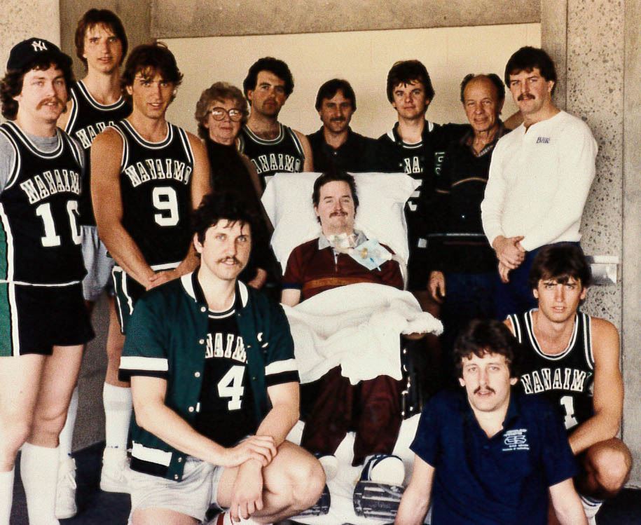 Neil Squire and his Basketball Team